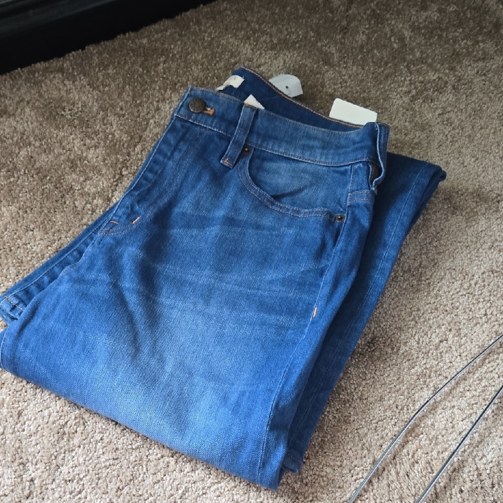 J. Crew Blue Wide Leg Flare Jeans